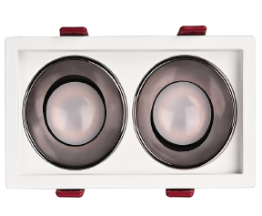 HSWEI 6031-2 SQ Adjustable Double Headed Spotlight Frame