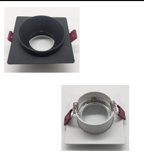 HSWEI 709SQ Fixed & Square Spotlight Frame