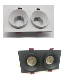 HSWEI 709-2  Fixed & Double Headed Spotlight Frame