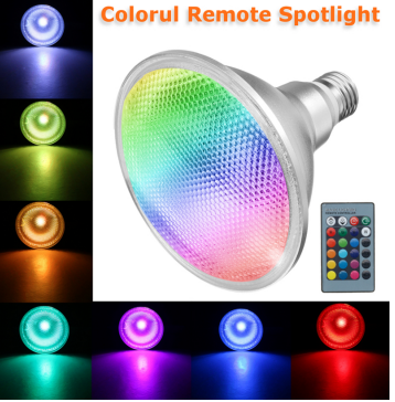 HSLE-PAR38-20W/30W/40W-RGB BULB