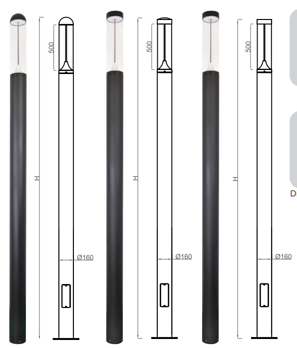 HSDLG-LED-043-BOLLARD LIGHT