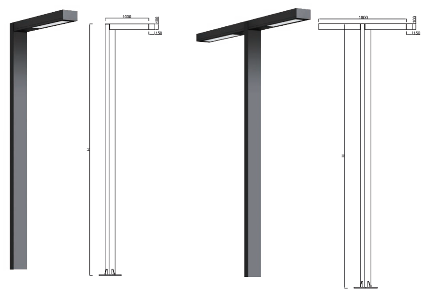 HSDLG-LED-045-BOLLARD LIGHT