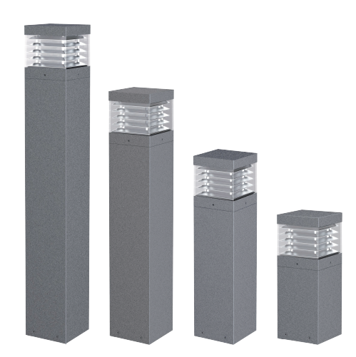 HSDLW-LED-064-LOUVER-BOLLARD LIGHT