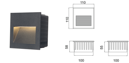 HSKOL-WR608-110 STEP LIGHT