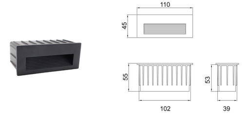 HSKOL-WR609-110 STEP LIGHT