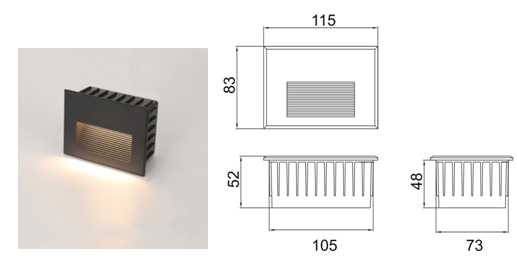 HSKOL-WR609-115 STEP LIGHT