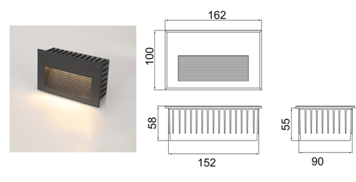 HSKOL-WR609-162 STEP LIGHT