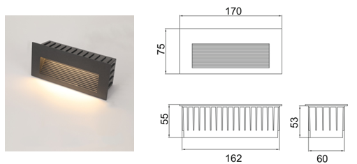 HSKOL-WR609-163 STEP LIGHT