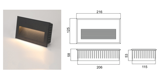 HSKOL-WR609-215 STEP LIGHT