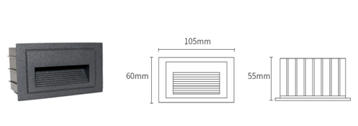 HSKOL-WR610-105 STEP LIGHT