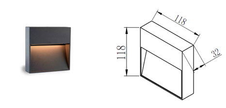 HSKOL-WR611-118S/150S/200S STEP LIGHT