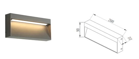HSKOL-WR611-209S STEP LIGHT