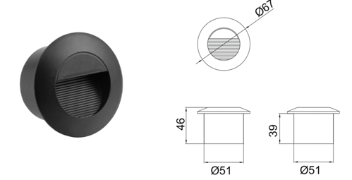 HSKOL-WR612-68/82 STEP LIGHT