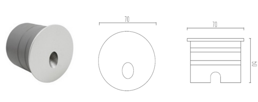 HSKOL-WR612-70R STEP LIGHT