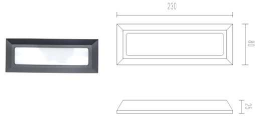 HSKOL-WR613-S STEP LIGHT