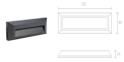 HSKOL-WR613-D STEP LIGHT