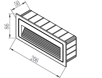 HSKOL-WR616-206 STEP LIGHT