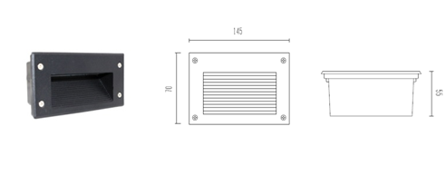HSKOL-WR616-145 STEP LIGHT