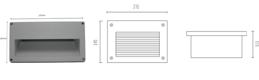 HSKOL-WR616-270 STEP LIGHT